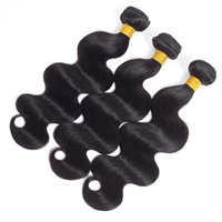 Extensions de cheveux naturels ondulés de qualité supérieure, 100 % cheveux humains non traités avec cuticules alignées, double trame, couleur naturelle, pour femmes