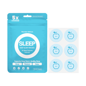 Cerotti per Sonno Profondo - 5 Volte Più Efficaci con Radice di Valeriana e Magnesio - Aiuto Naturale per il Sonno per Adulti, Vegano e Cruelty Free (30 Cerotti) - Product Image 1