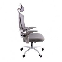 Chaise de bureau en maille pivotante, ergonomique et confortable, à hauteur réglable, moderne