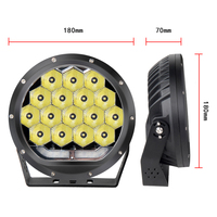 Aurora 2025, Nuevas Luces LED de Conducción Blancas y Ámbar de 7 Pulgadas, 12V 24V, Alta Potencia 160W 8500LM, Impermeables, Foco LED Todoterreno 4x4