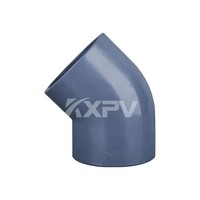 Liste des meilleurs prix pour les raccords en PVC plastique CPVC de 110 mm, coude à 135 degrés et à 45 degrés, DN15-DN600