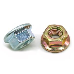 <span class=keywords><strong>Evian</strong></span> Tools Supply Q215 Écrou à bride à tête hexagonale en acier au carbone de qualité 4.8 pour usage industriel Surface zinguée - Product Image 3