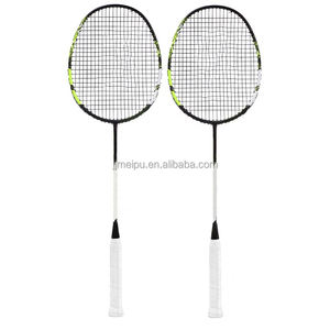 Raqueta de Bádminton de fibra de carbono suave con logotipo personalizado más vendido <span class=keywords><strong>Material</strong></span> de eje de origen duradero técnicas tejidas - Product Image 2