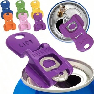 6 Unidades de Abridores de Botellas de Colores Surtidos, Abridor de Botellas de Cerveza y Refresco con Cubierta Antipolvo, Imprescindible para Protección Contra Insectos en Barbacoas, Playa y Camping - Product Image 2