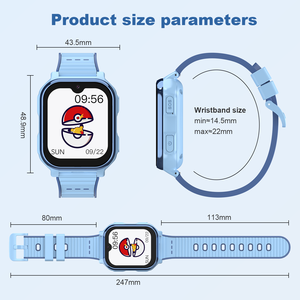 4G Android Enfants Smart GPS Tracker Montre avec Carte SIM Appel Vidéo <span class=keywords><strong>Whatsapp</strong></span> Étanche Enfants Sécurité Téléphone Montre pour Garçons Filles - Product Image 5