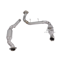 Tuyaux d'échappement modifiés de haute qualité avec bouclier thermique pour Ford F-150 Raptor 3.5TT Gen3, améliore la puissance du bi-turbo sur toutes les gammes de vitesses