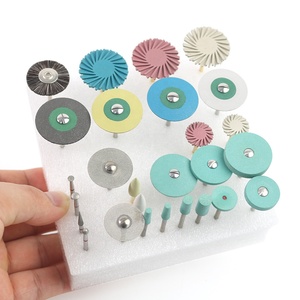 Set di Lucidatori e Dischi in Silicone Dentale, Frese e Dischi Diamantati 3Z00.1, Kit <span class=keywords><strong>HP</strong></span> Popolare per Lucidatura di Denti in Ceramica e Zirconia - Product Image 4