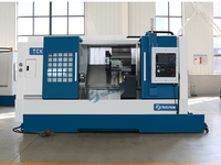 Torno CNC, Centro de Mecanizado de Torneado y Fresado TCK63, Centro de Torneado CNC Automático de Bancada Inclinada, Control GSK, 380V