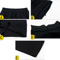 Shorts de course pour hommes, vêtements de sport pour la musculation, entraînement physique, polyester, shorts de sport pour la salle de sport