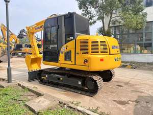 Gran oferta de excavadoras sobre orugas Komatsu PC70 de 7 toneladas usadas, máquina japonesa de segunda mano con motor de bomba compatible con EPA - Product Image 2