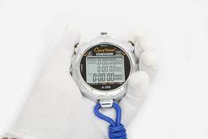 นาฬิกาจับเวลา LCD อิเล็กทรอนิกส์แบบมืออาชีพกันน้ำจับเวลานับถอยหลังนาฬิกาปลุก +/-0.01% แบตเตอรี่ปุ่มความแม่นยำ - Product Image 6