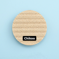 Tissu en maille côtelée double en polyester Chikoo, tissu texturé extensible pour la confection de vêtements et d'habillement