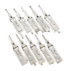 Juego de Herramientas para Extraer Llaves Universales Lishi de 32 Piezas, Estuche con Cierre <span class=keywords><strong>Blanco</strong></span>, Suministros de Cerrajería, Kit Extractor de Llaves Rotas - Product Image 2