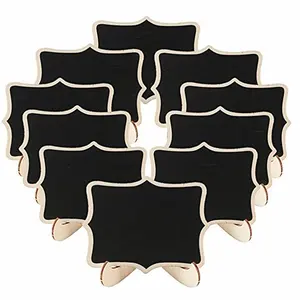 Quadro de madeira quadro quadro quadro-negro 5 estilos mini quadro quadro quadro quadro quadro-superior preto com easel para desenho do menu placas de boletim