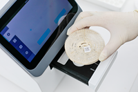 Veterinärmedizinischer Blutchemie-Analysator Laborausrüstung Trockenchemie-Analysator Biochemie Vollautomatisch für Klinik Krankenhaus
