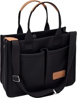 Sac fourre-tout personnalisé pour femmes avec compartiments, grand sac fourre-tout en toile, sac à bandoulière, sac pour ordinateur portable, sac à livres, sacoches, sacs à main