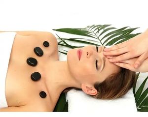 Elektrisches Hot-Stone-Massage-Set mit Wärmer für Natürliche Energiesteine zur Schmerzlinderung für den Einsatz im Kosmetikstudio - Product Image 2
