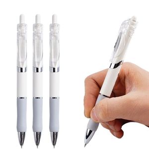 Stylo gel Xi Peptide 0,5 mm à bouton-poussoir, prise en main souple, stylo d'écriture pour étudiants, encre noire - Product Image 5