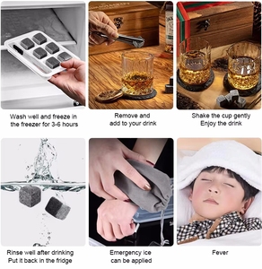 Shunstone Bán Buôn Cấp Thực Phẩm Thép Không Gỉ Tái Sử Dụng <span class=keywords><strong>Ice</strong></span> Cube <span class=keywords><strong>Whiskey</strong></span> Lạnh Đá Bộ Quà Tặng Trong Hộp Gỗ Cho Nam Giới - Product Image 4
