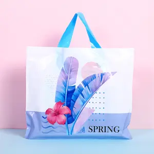 OEM Custom Printing Picture PE Plastic Package Bags Clothing Gift Shopping Bag