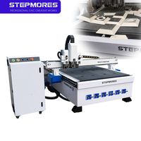 Machine de gravure et de fraisage CNC multifonctionnelle avec outil de découpe en V, couteau vibrant oscillant tangential