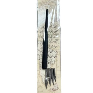 Penne per Calligrafia Araba e Disegno con Punta in Acciaio Inox e Fusto in Plastica, <span class=keywords><strong>Penna</strong></span> Decorativa per Calligrafia, Lettering e Fumetti - Product Image 1
