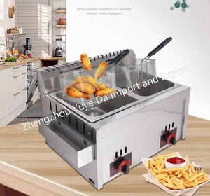 <span class=keywords><strong>Friteuse</strong></span> industrielle à <span class=keywords><strong>gaz</strong></span> multifonctionnelle en acier inoxydable pour restaurant, capacité <span class=keywords><strong>10</strong></span> <span class=keywords><strong>litres</strong></span>, pour frites et poulet frit - Product Image 2