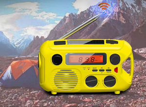Radio de Emergencia Solar para Exteriores con Manivela, Altavoz Bluetooth de 5000 mAh, Linterna de Emergencia - Product Image 6