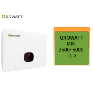Controlador de carga del inversor <span class=keywords><strong>Growatt</strong></span> <span class=keywords><strong>Min</strong></span> 2500-6000tl-xe Sistema de energía solar híbrido inversor todo en uno - Product Image 1