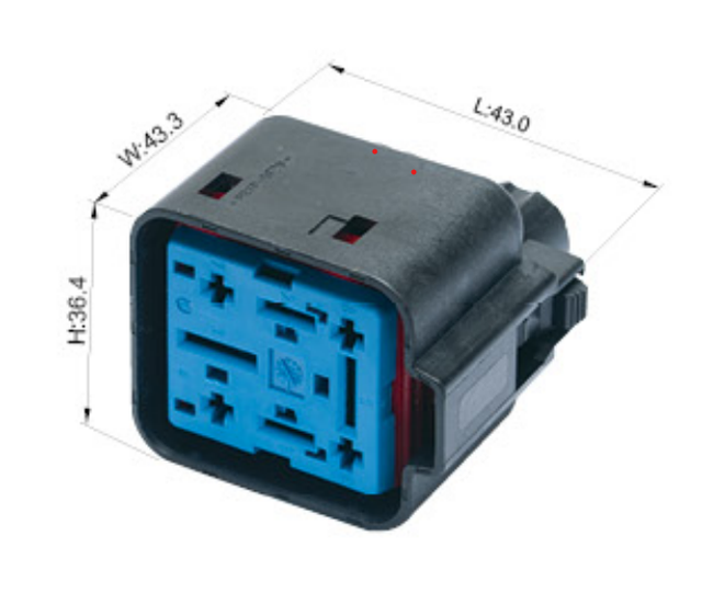WZHE 60431011 Brand Replacement 3way 3 Pin 2 Pin Automotive Connector in Stock