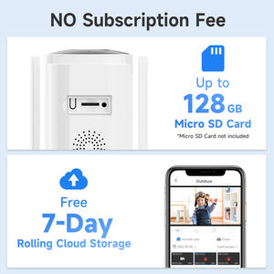 XIAOVV-minicámara de seguridad solar, videocámaras de red inalámbrica Cctv, Wifi, luz infrarroja para el hogar, OEM - Product Image 5