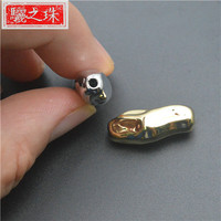 9x22mm lisse irrégulière longue forme laiton métal à travers le trou à la mode perles entretoises pour la fabrication de bijoux collier bracelet