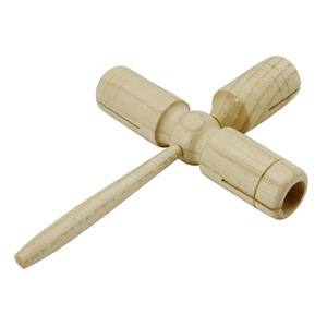 Instrumentos de percusión Orff al por mayor: Sonajas de madera de doble/triple cabezal, tubos de sonido, ayudas musicales para la enseñanza en guarderías. - Product Image 5