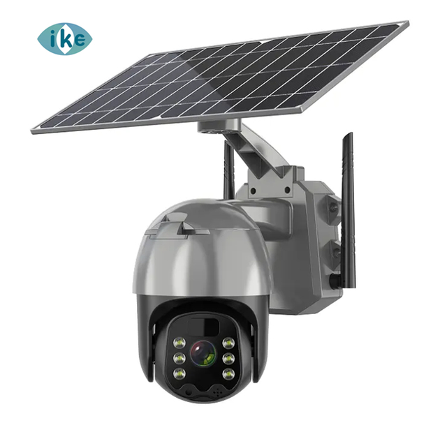 Ubox I Cam+ Solar CCTV Camera 4G SIM Card 3MP PIR Radar Alarm Wifi PTZ Camera with 6W Solar Panel 9600 Battery for Security