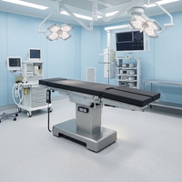 Table d'opération mobile médicale KL-D.III avec support de jambe en C et système hydraulique électrique pour examen chirurgical