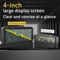 Système de surveillance de la pression des pneus pour camions légers et camping-cars, best-seller européen et américain - Affichage double 09,9 bars/14,4 PSI