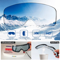 Masque de ski futuriste avec protection UV400, lunettes de sport optiques, lunettes de neige anti-vent, lentilles polarisées, lunettes de ski OEM, lunettes de snowboard