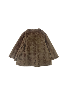 เสื้อเบลเซอร์สีเทา<span class=keywords><strong>สั้น</strong></span>หู<span class=keywords><strong>แมว</strong></span>น่ารักของผู้หญิงเสื้อคลุมอเนกประสงค์เสื้อแจ็คเก็ตขนเทียมฤดูใบไม้ร่วงฤดูหนาว - Product Image 4