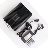 Moteur d'éclairage LED RVBW 16W à fibre optique, télécommande RF, contrôle DMX, source lumineuse silencieuse pour plafond de voiture, ciel étoilé, éclairage domestique à fibre optique