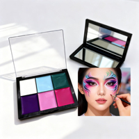 Peinture pour le corps lavable 6 couleurs non toxique pour le carnaval d'Halloween
