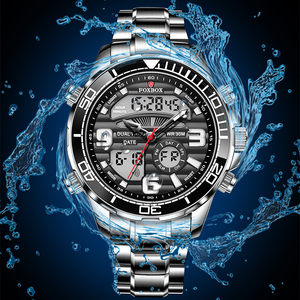 <span class=keywords><strong>Reloj</strong></span> <span class=keywords><strong>LIGE</strong></span> Foxbox 0007 para <span class=keywords><strong>Hombre</strong></span>, Estilo Digital, de Lujo, Casual, Resistente al Agua, de Cuarzo, a Bajo <span class=keywords><strong>Precio</strong></span> - Product Image 4