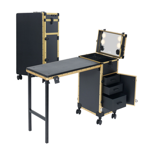 <span class=keywords><strong>Table</strong></span> à <span class=keywords><strong>ongles</strong></span> mobile rose mignonne à prix d'usine avec miroir éclairé, bureau de manucure avec tiroir, étui à maquillage, possibilité de <span class=keywords><strong>faire</strong></span> du OEM/ODM - Product Image 3