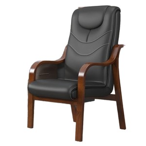 Silla de Oficina Xs, Silla Ejecutiva Ergonómica de Madera Maciza con Reposabrazos de Madera para Reuniones y Uso con Computadora - Product Image 5