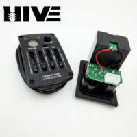 Accessoires pour micros de guitare HIVE SE-4N – Préampli égaliseur 4 bandes pour guitare acoustique avec accordeur intégré – Vente en gros