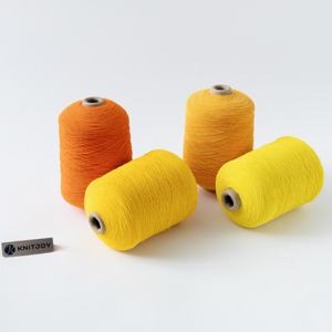 100 #   Fil teint en cœur de fibre recouvert de caoutchouc (Latex + Polyester DTY) filé à l'anneau, haute ténacité, uniformité lisse pour le tricot de chaussettes - Product Image 3