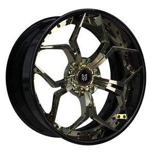 Jantes en alliage HADISON HD2P1018-3 18 19 20 <span class=keywords><strong>21</strong></span> 22 pouces forgées T6061 à rebord étagé, 2 pièces, pour Mustang Audi R8 - Product Image 3