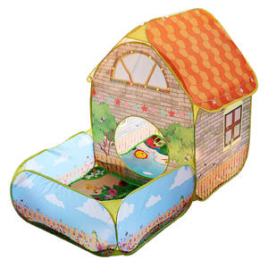 Tente pour enfants <span class=keywords><strong>Maison</strong></span> de jeu <span class=keywords><strong>Maison</strong></span> de jeu <span class=keywords><strong>intérieure</strong></span> extérieure Princesse PVC Plastique 5-7 ans <span class=keywords><strong>Piscine</strong></span> à balles océanique - Product Image 1