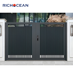 Biệt Thự Sang Trọng Cổng Nhôm Composite Cửa Chính Tự Động Gần Hệ Thống Cao Cấp Thiết Kế Chất Lượng Điện An Ninh Phía Trước Cổng - Product Image 5