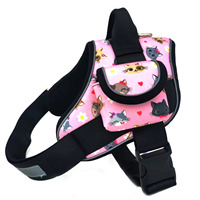 Songshan jouets nouveau antidéflagrant personnalisé fournitures pour animaux de compagnie tissu poinçonnage chien laisse Traction sangle de poitrine Pet Traction chien harnais