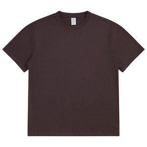 Camiseta de verano para hombre 240GSM de alta calidad ecológica 100% algodón orgánico transpirable de gran tamaño Vintage liso teñido camiseta en blanco - Product Image 2